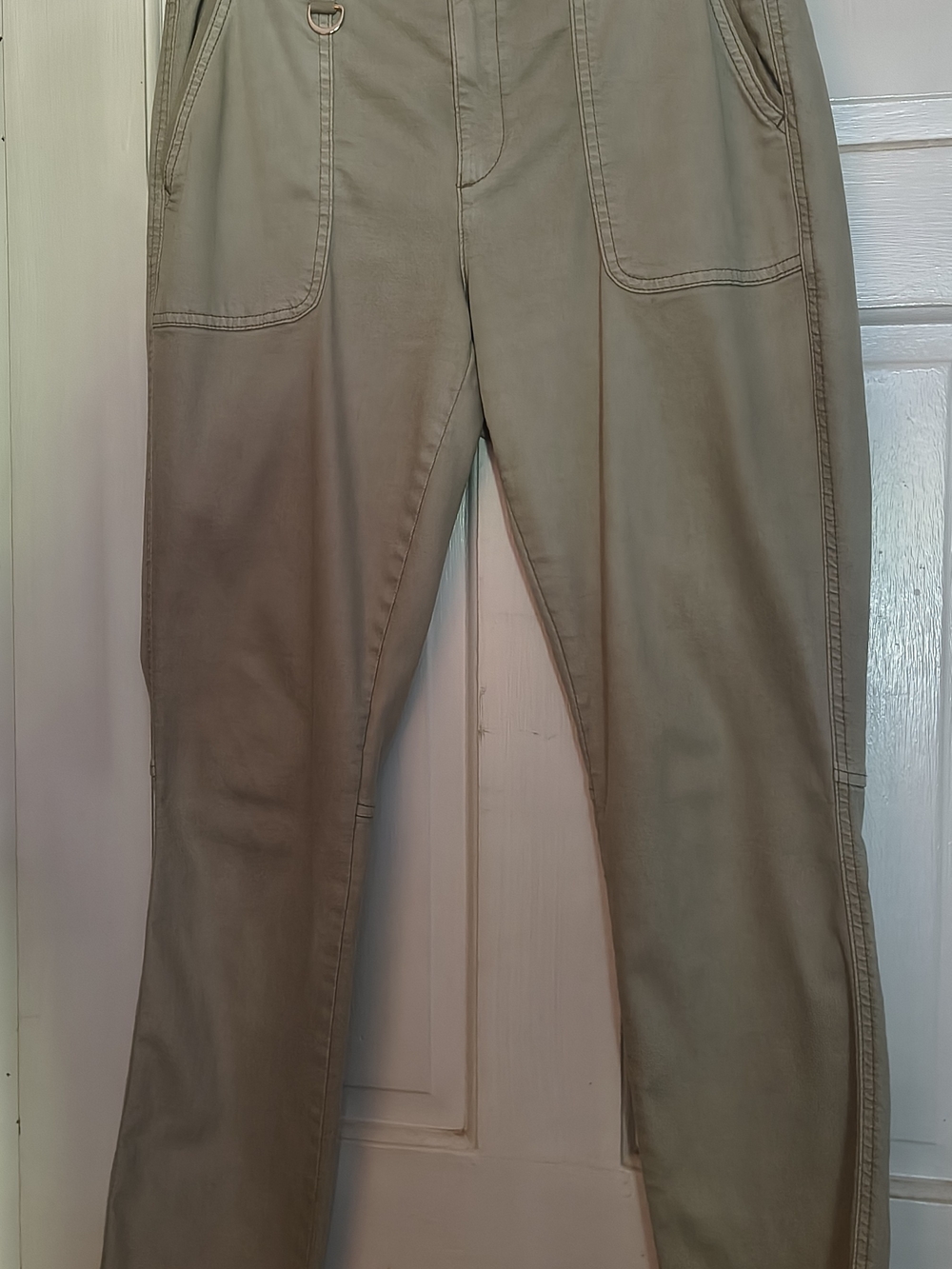 White House Black Market Khaki Utility Slim Pants